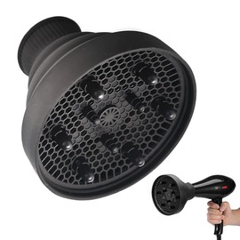 GXGM Diffusor Aufsatz Föhn mit Silikonaufsatz, faltbarer Haartrockner-Diffusor, Universal-Aufsatz für lockiges Haar,A(4-5 CM)