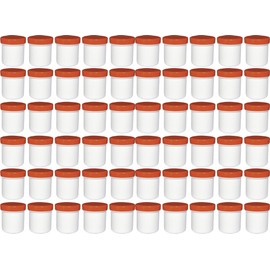 60 containers containers Ointment Cream Ointment Kruken High 12ml Capacity with Orange Lids – Made in Germany