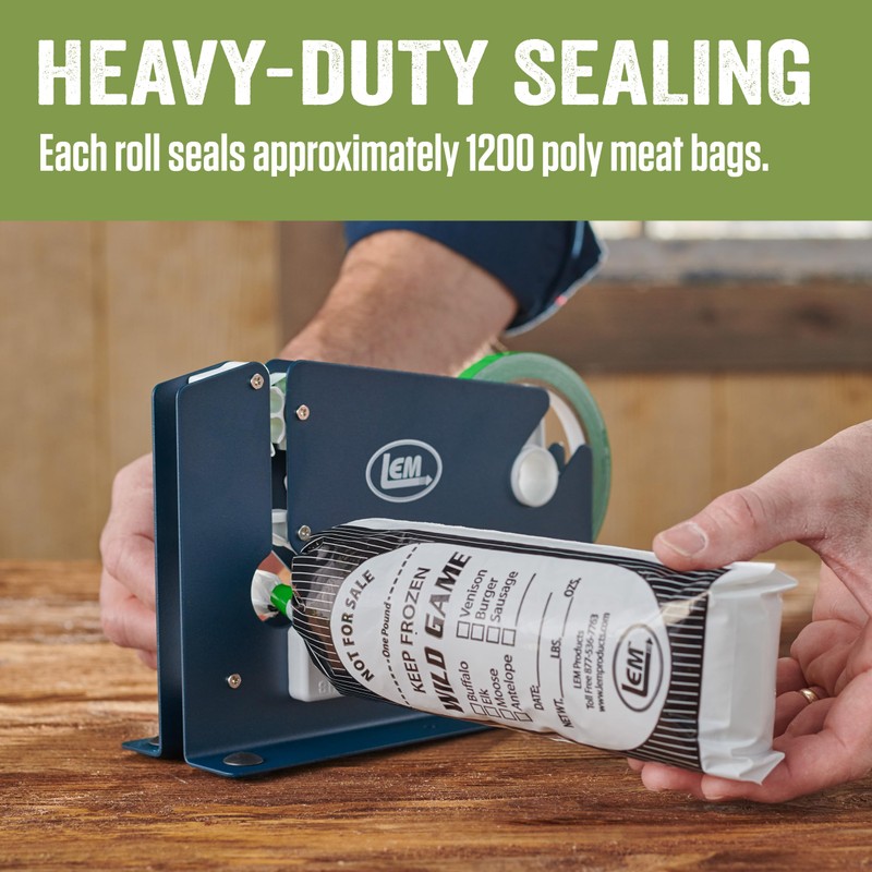 LEM Products Poly Bag Tape, 72 Yards Per Roll, 2