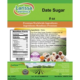 Date Sugar (8 oz, ZIN: 525901)