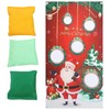 OHPHCALL Christmas Sandbag Toss Game Toy Fun Toss Games Banner