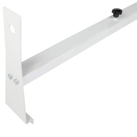 INEEDUP Adjustable 55.2"-78.8" Van Roof Rack Fit for Chevy Express 2500 for Dodge for Ford E-250/350 for GMC Savana with Rain Gutters Ladder Rack Rail Cross Bar, 2 Bars