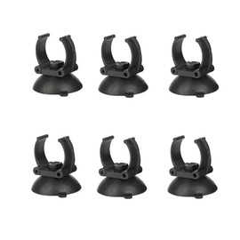 JULIAQUA Aquarium Heating Rod Suction Cup, LED Lamp Suction Cup, Set of 6 - High Quality Suction Cups for Aquarium Accessories (Ventouse-A)