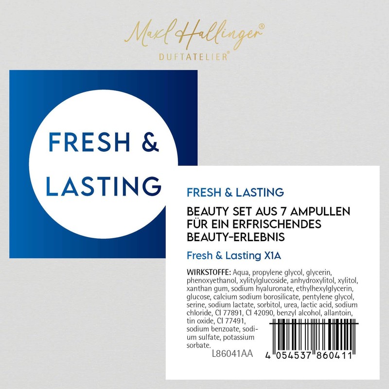 Hallingers Fresh & Lasting - Set of 7 Beauty Ampoules