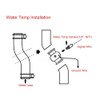 Yctze Universal Car Hose Adapter, Aluminium Alloy Water Temperature Connection