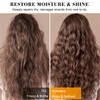 SAPHUS Argan Oil Bar Shampoo and Conditioner Set for Strengthening,