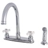 Kingston Brass FB7791PXSP Victorian 8-inch Centerset Kitchen Faucet, Chrome