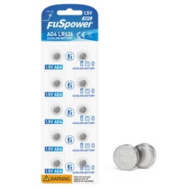 SR626SW Watch Batteries 377 376 LR626 Battery AG4 1.5v Alkaline Coin Cells (10 Count (Pack of 1))