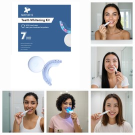 Teeth Whitening Gel and Wireless Teeth Whitening Led Light Kit.