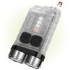 Diamond Ore Keychain Flashlight 900 Lumens Rechargeable Mini LED Flashlight