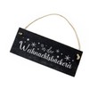 Slate Board In der Weihnachtsbäckerei - Snowflake Motif 22 x