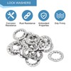 sourcing map M10 10Pcs Internal Tooth Washers, 304 Stainless Steel