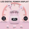 Wireless Headphones LED Display, Waterproof Headphones