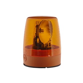 HELLA 2RL 008 965-001 Halogen-Rotating Beacon - KL JuniorPlus - 12V - Yellow - mounting/Bolted - Yellow - Plug: Blade Terminal