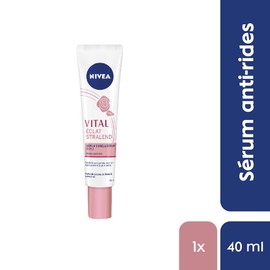 NIVEA Vital 3-in-1 Embelliser Serum for Mature Skin (1 x 40 ml), Face Serum with Rose Petal Oil & Lumicinol, Face Care for Women, Anti-Ageing and Anti-Wrinkle
