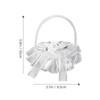 jojofuny 5pcs Wedding Party Heart-Shaped Ring Pillow Elegant Ceremony Ring