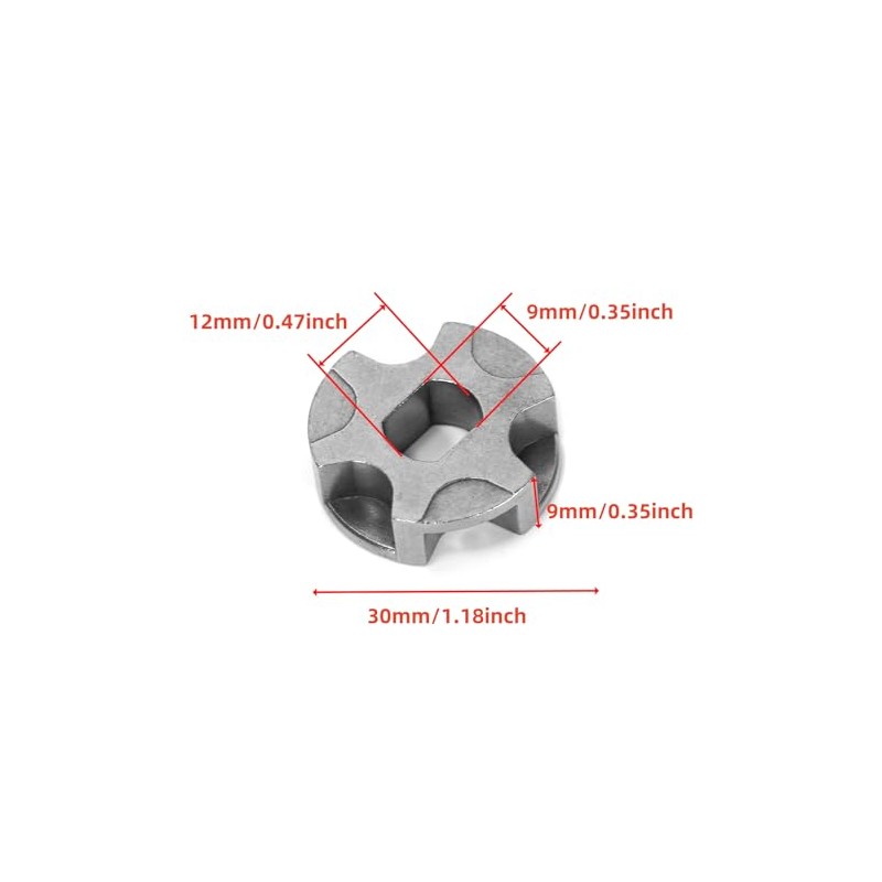 2 x 3/8 Inch 6-tooth Electric Chainsaw Sprocket Compatible with