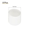 uxcell 8pcs 41mm(1 5/8") Rubber End Caps, Round Vinyl Plug