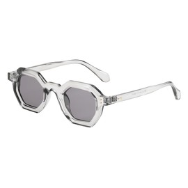 FEISEDY Octagon Sunglasses for Women Thick Frame Sunglasses Fashion Rectangle Sun glasses Summer Sunglasses UV400 B0097