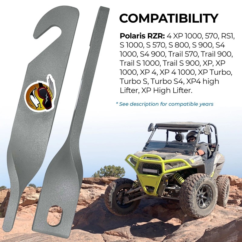 Keep Smiling Polaris UTV Door Latches Opens Door 5" for