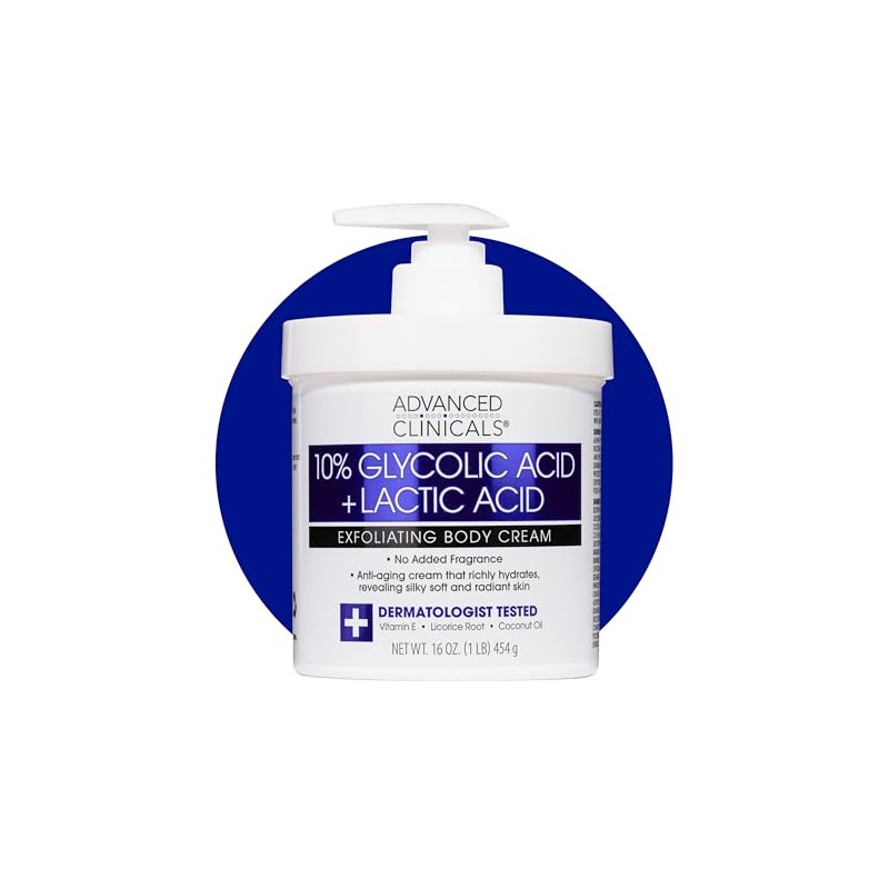Advanced Clinicals- Loción corporal hidratante para el cuidado de la