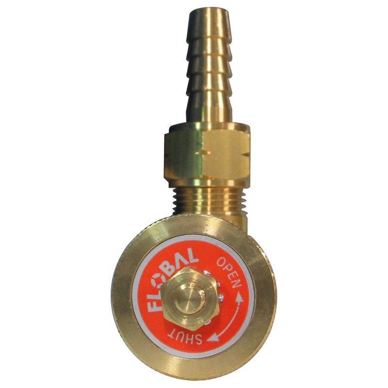 Flowoval Brass Vertical Hose Needle Valve MVHT-0208 1/4x8