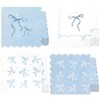 100Pcs Blue Bow Napkins, Bachelorette Party Bow Theme Birthday Party
