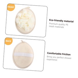FOMIYES Gentle Body Exfoliating Bath Wipes Soft Sponge Loofahs Balls Bathing Balls Shower Sponge Safe for Use Rich Bubble