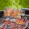 onlyfire Universal Octagonal Tumble Rotisserie Basket, Flat Spit Rotisserie Grill