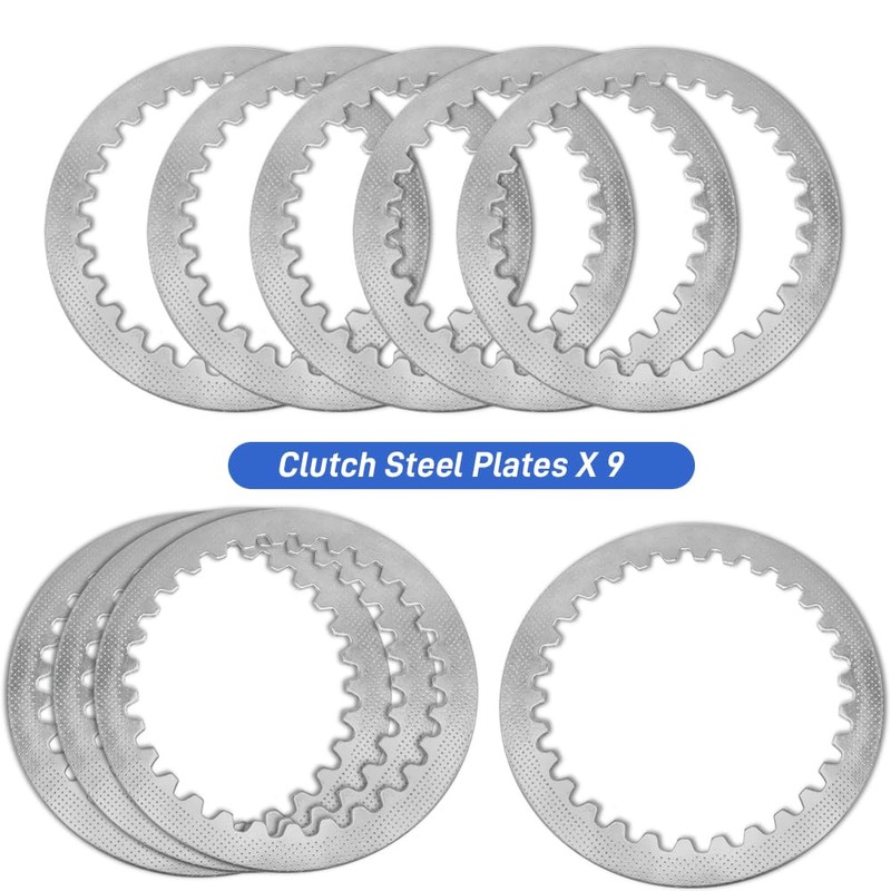 Clutch Kit & Friction Steel Plates Gasket Compatible with Suzuki