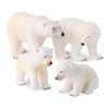 Terra by Battat – Realistic Polar Bear Family – 4