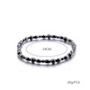 Yocoyee 2pcs Anklet Hematite Relieve Joint Pain Healing Therapy Healthy