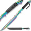 Black Legion Atlantis Fantasy Sword with Sheath | One-Piece Stainless