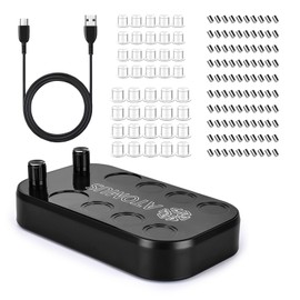 BAMTTOO Tattoo Ink Mixer Tattoo Ink Stirring Machine High Speed Color Mixer Automatic Mixing Machine Adjustable Power Electric Ink Mixer Set Tattoo Supplies