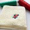 Kyosuu Kurumin Imabari Towel Handkerchief Set, Embroidery, Gift, 9.8 x