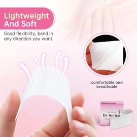 Self Stick Fiberglass Silk Wrap for Nail Repair Protector Nail Art Tool Reinforce Pack of 1 Weimob