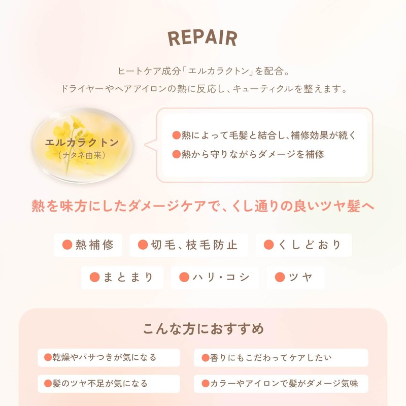 fulume ヘアオイル ピーチの香り 50ml