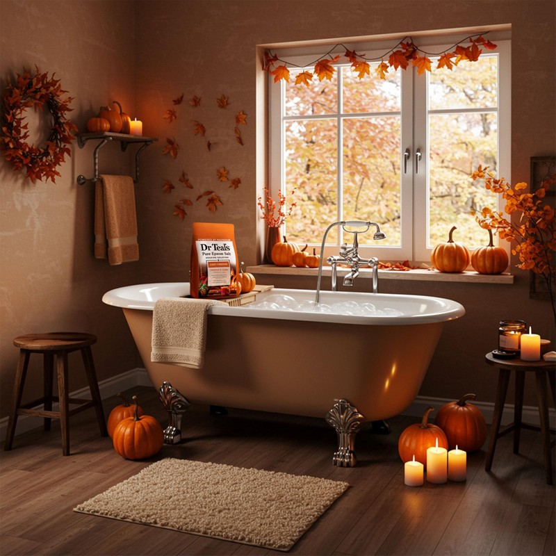 Dr Teal's Epsom Salt Magnesium Soak, Cozy Fireside, 3 lbs