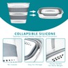KBBYT Large Collapsible Laundry Baskets for Dirty Clothes, Plastic Laundry