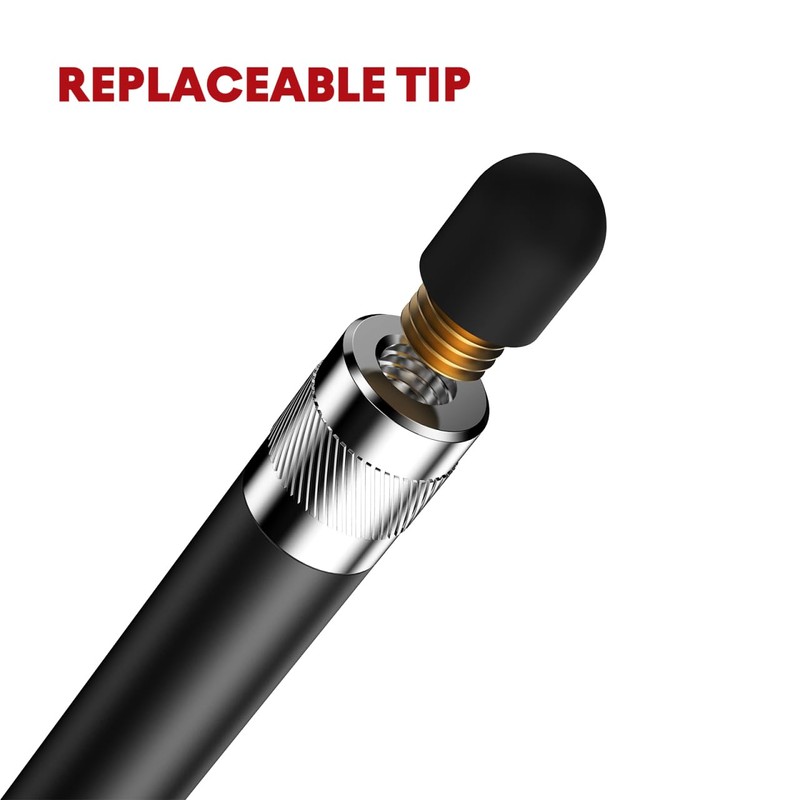 Hemobllo Stylus Pen Tips Rubber: Soft, No Scratches,Universal Stylus Ends