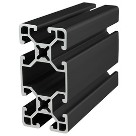8020, 1530, 15 Series 1.5 Inch x 3 Inch T-Slotted Aluminum Extrusion DIY Extruded Linear Slot Bar Rail 80/20 (Ultra Lite Smooth, Black Anodize, 60" Long)