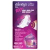 Always Radiant Feminine Pads For Women, Size 1 Regular Absorbency,