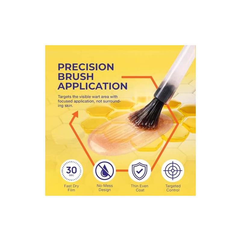 Bee Venom Liquid Wart Mask for Feet: 17% Salicylic Acid