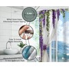 CCXTCZ Ocean Beach Shower Curtain Coastal Blue Sea Summer Hawaiian