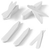 ZUWIJEQ Set of 50 collar stays for men's shirts in