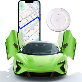 GPS Hidden Tracker for Vehicles,Real-Time Pet Location Tracker,Mini Magnetic Tracking Device for Elderly, Kids, Pets, Assets, No Monthly Fee, No Subscription Fee, Waterproof, Android/iOS Universal
