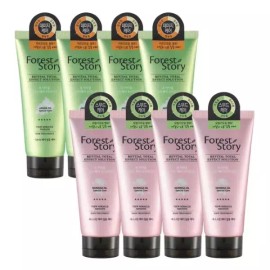 Forest Story 포레스트스토리 뷰미라클 헤어 트리트먼트 200ml 4개 [데미지 2개+스무드 2개] Forest Story View Miracle Hair Treatment 200ml 4 Pieces [2 Damage + 2 Smooth]
