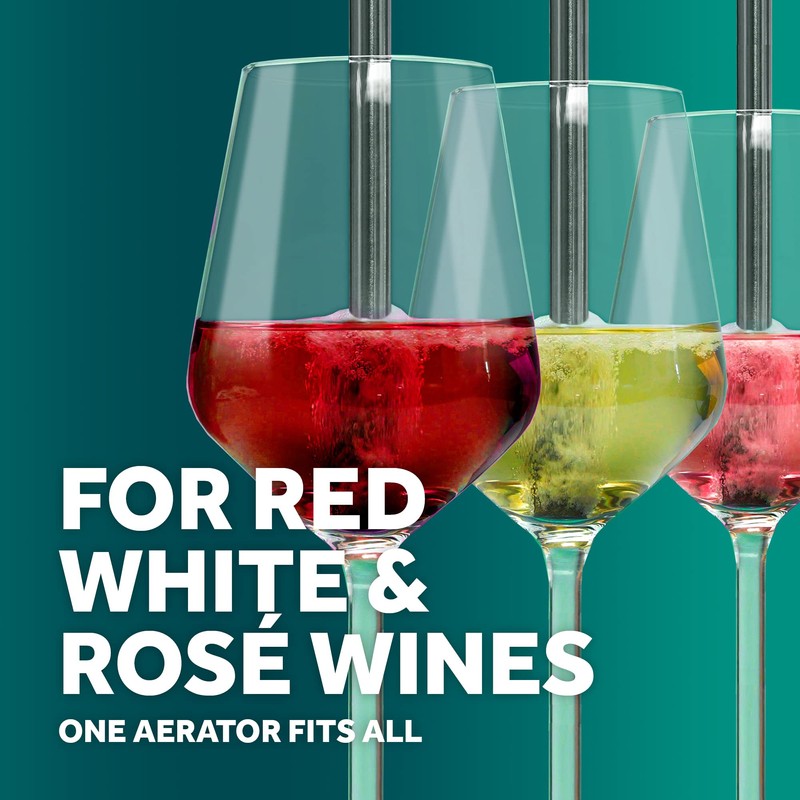 Airtender Stainless Steel Wine Aerator - Decanter - More Flavour