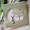 Suds&WH 2Pcs Sitting Bunny Rabbit Metal Die Cuts,Easter Bunny Invitation