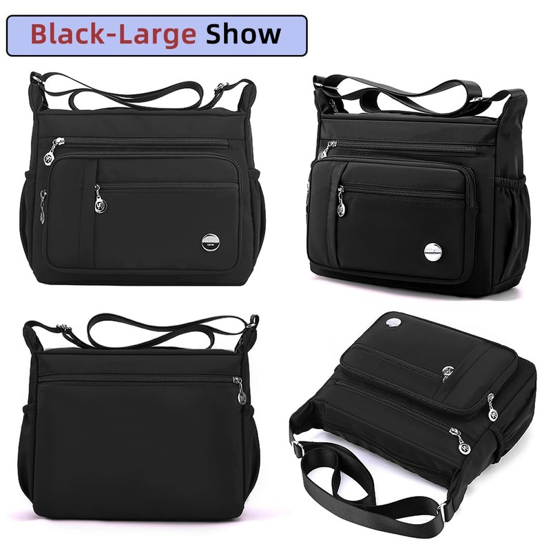 MINTEGRA Women Shoulder Handbag Roomy Multiple Pockets Bag Ladies Crossbody